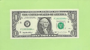 1995* ..UNCIRC $1 F 1933 5084 * .... 1995 $1 F-* STAR NOTE FRN - Picture 1 of 2