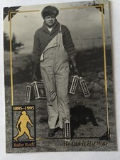 BABE RUTH, 1995 MEGACARDS COOPERSTOWN COLLECTION #17, HE DID IT HIS WAY