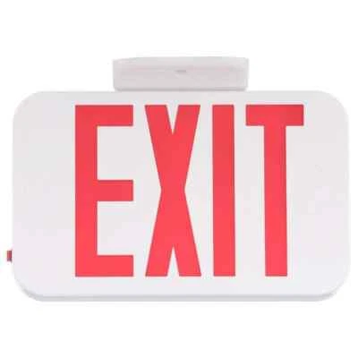 Progress Lighting Thermoplastic LED Exit Sign with Red Letters - Image 1 of 3