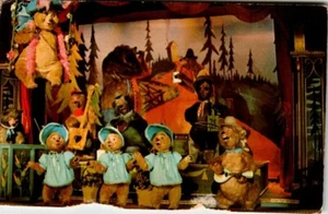 Chrome Walt Disney World Postcard Country Bear Jamboree Florida FL UNP - Picture 1 of 2