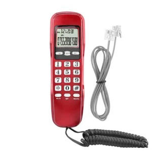 Festnetztelefon -Wandtelefon Hotel ID für Eingehende Anrufer LCD-Anzeige Fest... - Zdjęcie 1 z 9