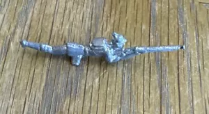Vintage Lead Soldier Sniper Laying Down Rare Collectible Solid Lead No Paint 2.5 - Picture 1 of 5