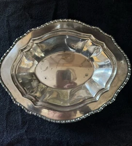Vassoio vintage argento su rame - Foto 1 di 8