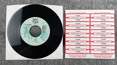 INFORMATION SOCIETY Think / Edit 45 Tommy Boy 7-19591 NEW UNPLAYED Foto 1 de 4
