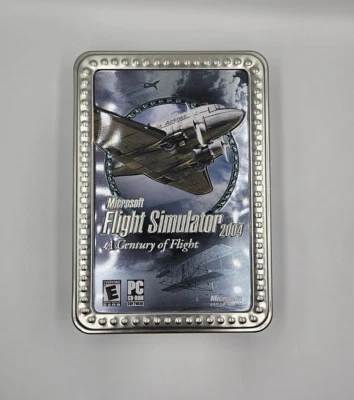 Microsoft Flight Simulator 2004 Collector Tin Case --VERY GOOD - Image 1 of 4