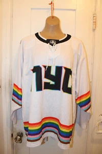 New York City Gay Hockey Association maglia uomo grande NYCGHA Pride LGBTQ - Foto 1 di 7