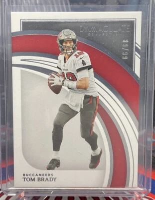 2022 Panini Immaculate Tom Brady #89 Base Silver 89/99 Tampa Bay Buccaneers - Image 1 of 2