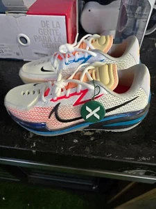 Herren Größe 7,5 - Nike Air Zoom GT Cut weiß Laser blau - Bild 1 von 6
