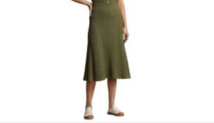 Merino Wool a-Line Skirt Polo Ralph Lauren Size XL 12763 - Picture 1 of 1