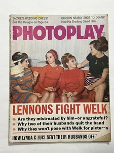 Photoplay Magazine June 1968 Julie Andrews Dustin Hoffman Warren Beatty Lennons - Foto 1 di 5