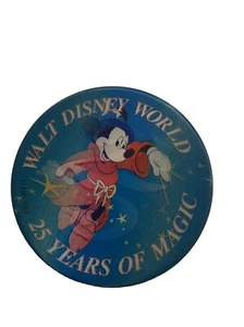 Pulsante Pinback Topolino Walt Disney World 25 anni di magia - Foto 1 di 10