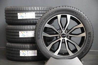 VW Bus T5 T6 T6.1 Satz Kompletträder Alufelgen Autec Uteca Michelin Sommerreifen - Bild 1 von 2