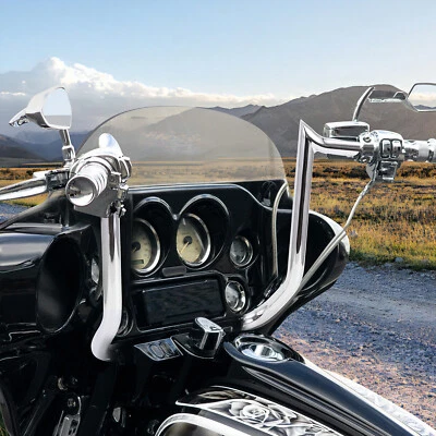 For 2009-2023 Harley TRI GLIDE FLHTCUTG 14" Rise Meathook Ape Hanger Handlebar - Image 1 of 4