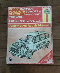 Dodge Caravan Plymouth Voyager & Chrysler Town & Country Mini Vans Manual 84-95 - Foto 1 di 11