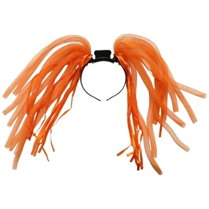 Adults Kids Led Light up Flashing Party Rave Noodle Bridal Headband Halloween - Picture 1 of 49