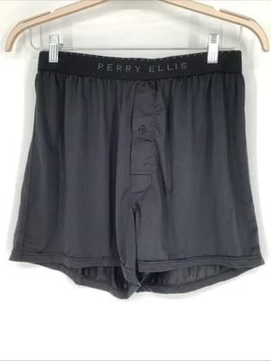 Pantalones Cortos Perry Ellis Portfolio Talla Grande Negro R95 Foto 1 de 4