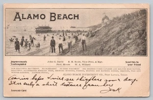 Port Lavaca TX Anzeige Alamo Beach Investment Co Immobilienentwicklung Postkarte M - Bild 1 von 2