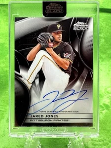 Jared Jones AU - 2025 Topps Chrome Black #CBA-JJO Pittsburg Pirates - Picture 1 of 12