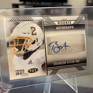 2020 Sage Hit Rookie Auto Brandon Aiyuk #A60 Auto RC - Picture 1 of 2