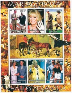 Prince Charles & Camilla Wedding On Stamps 108-14 - Picture 1 of 1