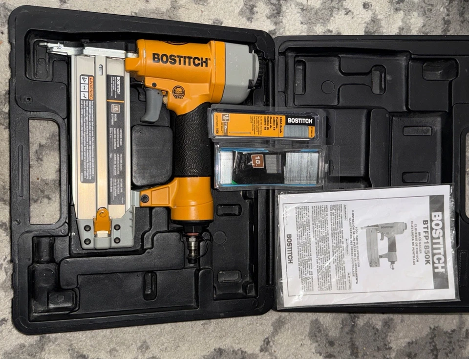Bostitch 2-in 18 Gauge Pneumatic Straight Brad Nailer (BTFP1850K) Case No Extras - Image 1 of 4