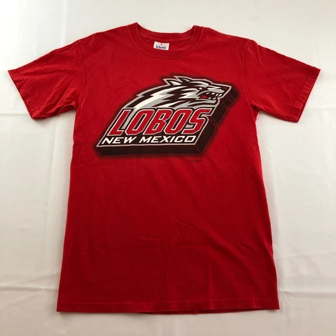 New Mexico Lobos Big Logo Shirt Men's Size Small NCAA Basketball Cover