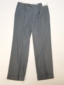 NWT ($110) Mens Louis Raphael Dress Pants - Dark Grey 36x32 Ready to wear! - Picture 1 of 15