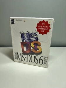 Vintage Microsoft MS-DOS 6.0 upgrade 3.5" disk - New Sealed - Picture 1 of 5