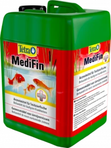 Tetra Pond Medifin 3 Liter Medi Fin Teich Medikament gegen häufigste Krankheiten - Bild 1 von 1