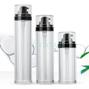 Pompa lozione plastica trasparente vuota bottiglie crema gel contenitore cosmetico - Foto 1 di 12