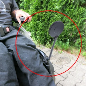 Rollstuhl Rückspiegel Schwanenhals Spiegel Überblick Sicherheit stabil Rollator - Bild 1 von 7