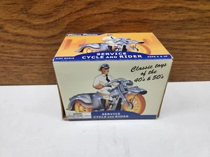 DIMESTORE DREAMS DELUX PLASTICS SERVICE CYCLE & RIDER 20320 1/24 G SCALE - Picture 1 of 4