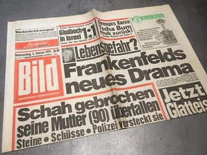 BILDzeitung 04.01.1979 Januar 4.1.1979 Geschenk 40. 41. 42. 43. 44. Geburtstag - Picture 1 of 2