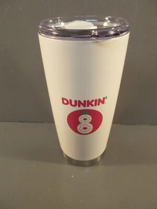 Dunkin' 2021 Holiday Bicchiere con coperchio in metallo 20 oz - Foto 1 di 4