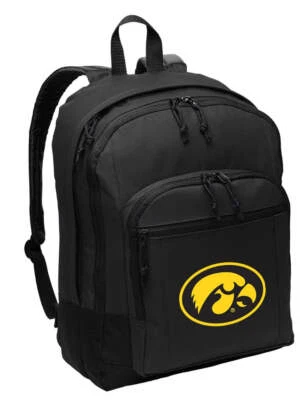 University of Iowa Backpack Iowa Hawkeyes Medium Classic Style Backpack - Image 1 of 4