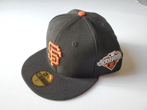 New Era San Francisco Giants SF Fitted Hat 7 1/2 MLB 2012 WS Patch Cap HatClub - Picture 1 of 9