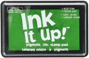 Darice Art and Craft Supply, Pigment Ink Stamp Pad Kelly Green - Picture 1 of 1
