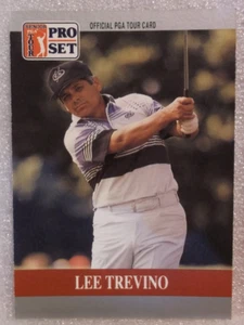 Juego de tarjetas coleccionables de Lee Trevino (prototipo) PGA Senior Tour Pro 1990 - Imagen 1 de 2