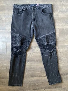 Damati Distressed Biker Jeans. Size 40 - Picture 1 of 13