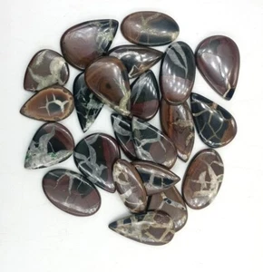 Black septarian Natural Lot HaNDMADE Stone Septarian Jewelry Loose Lot 71951 - Picture 1 of 5