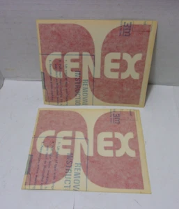 Lot of 2 Cenex Gas Oil Stickers new old stock 4.75" x 6" - Picture 1 of 2