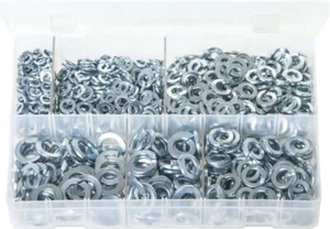 Assorted Box of Spring Washers - IMPERIAL - 3/16'' - 1/2'' - 800 Pieces - AB21N - Picture 1 of 1