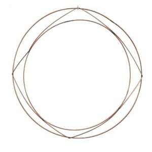 Raised Wreath Form Ring Wire Frame Christmas, DECO MESH WREATHS 10 12 UK