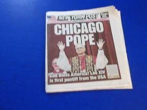 "POPE LEO" "THE AMERICAN POPE" NEW YORK POST 5.9.25 - Bild 1 von 2