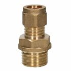 1/2" BSP male x 10mm COMPRESSION FITTING COPPER BRASS PIPE TUBE ADAPTER REDUCER