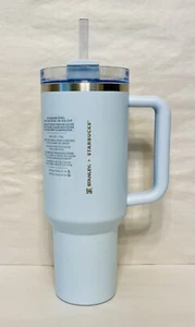 Starbucks Stanley 2024 Spring Blue Exclusive Limited Edition 40 Oz Tumbler NEW - Picture 1 of 2