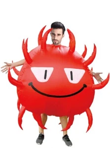 Adult Size Inflatable Costume for Men or Women Virus Bug Cosplay - Picture 1 of 4
