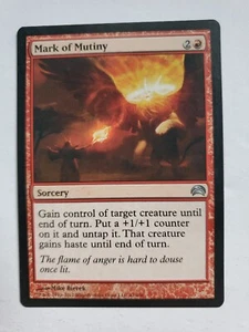 MTG Magic The Gathering Card Mark of Mutiny Sorcery Red Planechase 2012 Edition - Picture 1 of 2