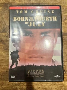 VINTAGE DVD BORN ON THE FOURTH OF JULY TOM CRUISE OLIVER STONE 1989 RON KOVIC - Imagen 1 de 3