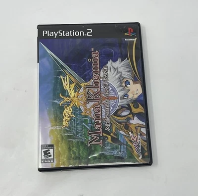 Mana Khemia Alchemists of Al-Revis (PlayStation 2, 2008) PS2 CIB  w/ Reg Card - Image 1 of 4